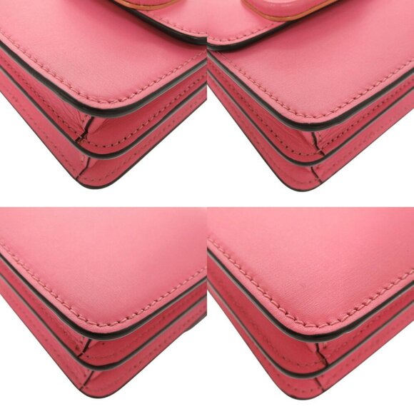 VALENTINO GARAVANI Pink Leather Shoulder Bag - Picture 5 of 10